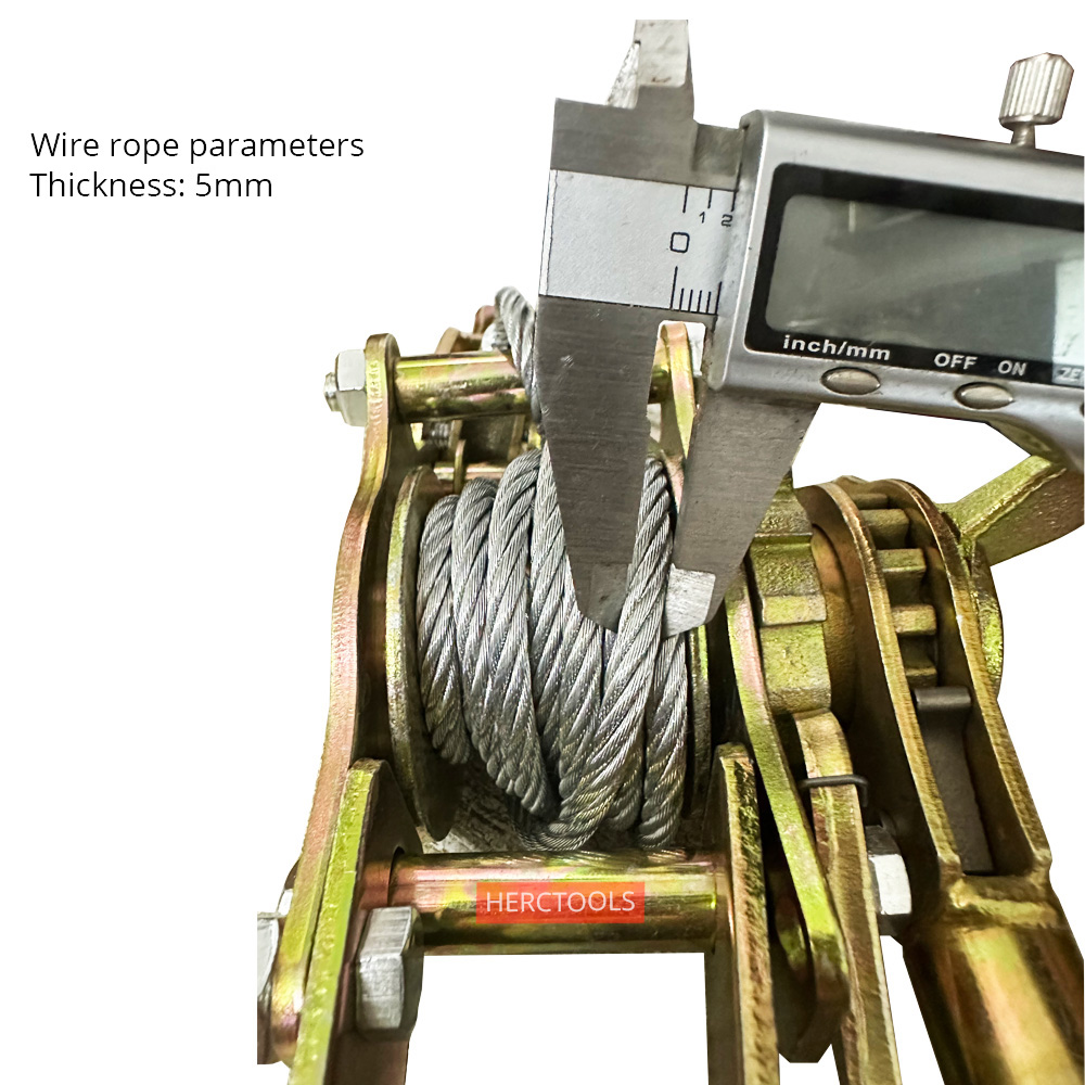 Power Tools In Automotive - 【Hot】Hand Winch Cable 2T Heavy Power