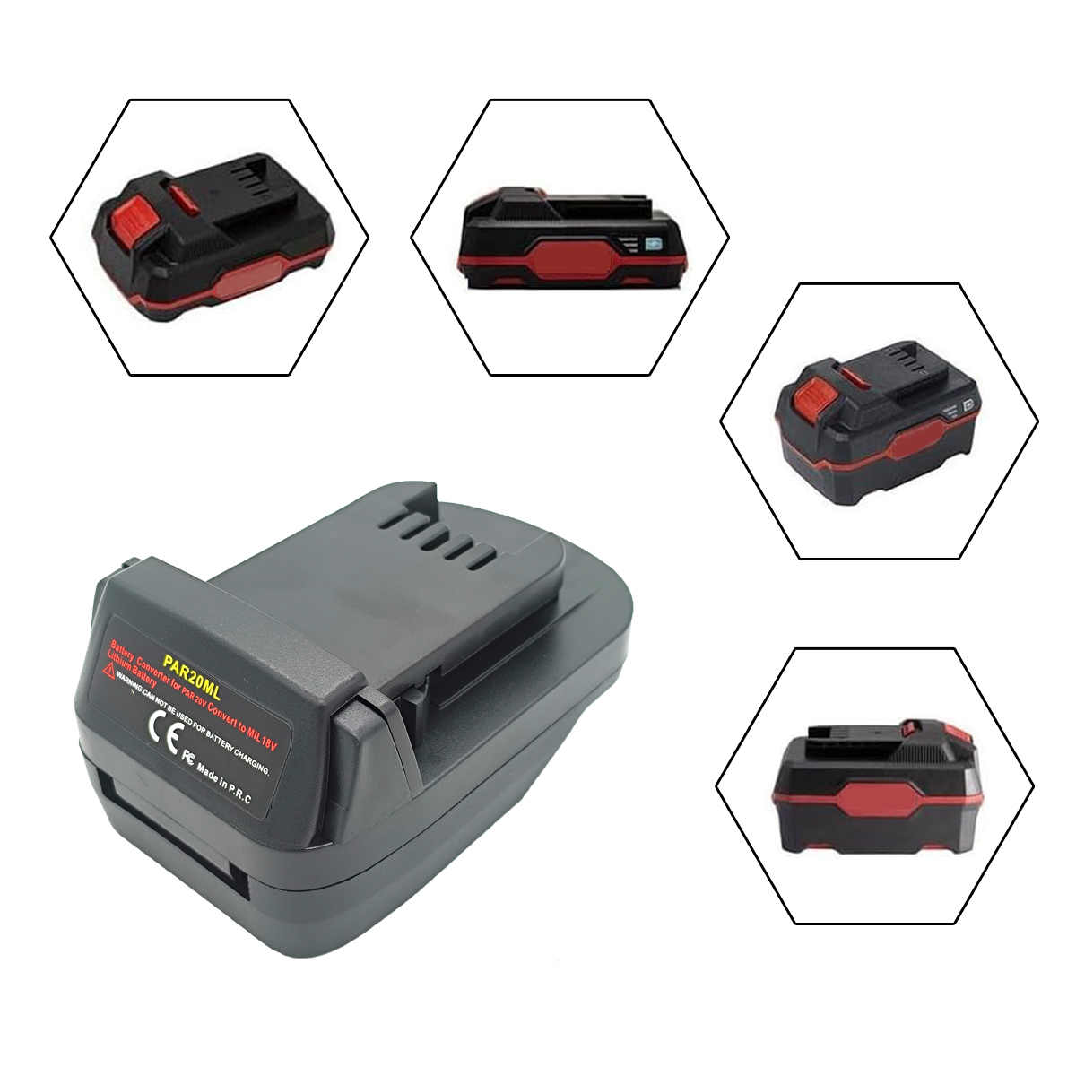 Power Tools Milwaukee - For Parkside 20V Li-ion Batteries Converts