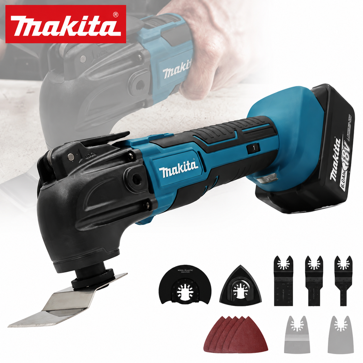Oscillating Multi Tool - Makita DTM51 18V Renovator Electric Trimmer