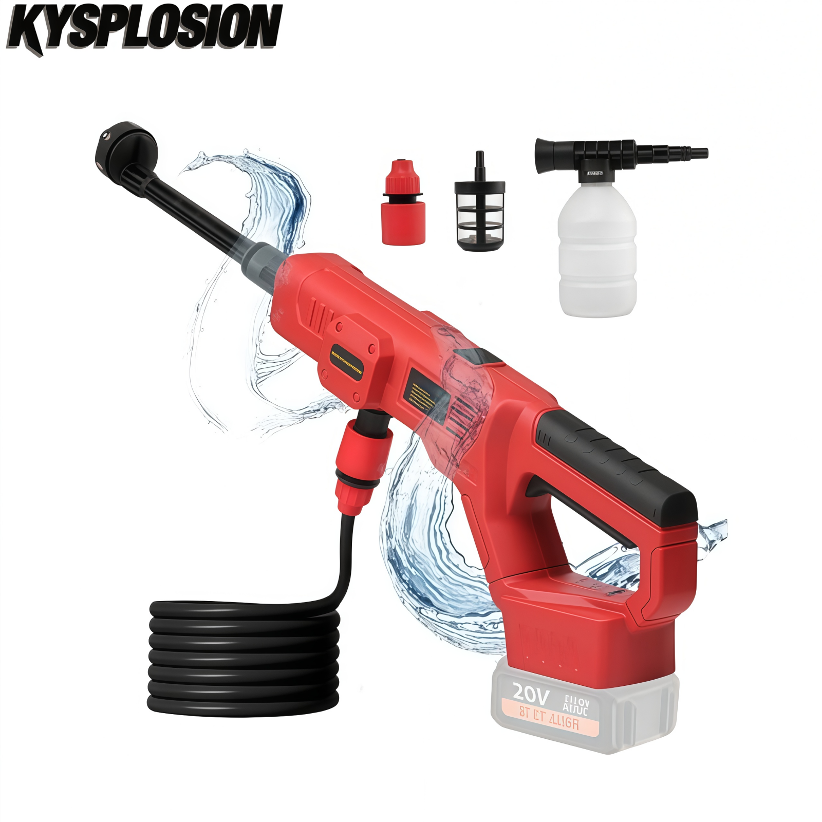 Power Tools Milwaukee - Cordless Pressure Washer for Milwaukee M18
