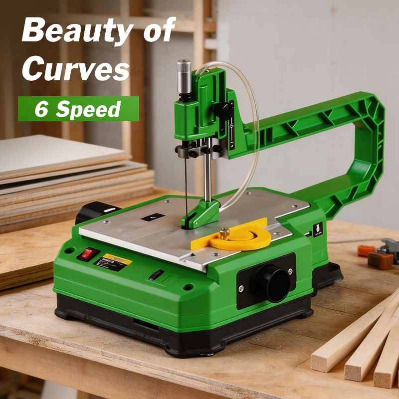 Scroll Saw Bench - Mini Desktop Scroll Saw 6 Speed