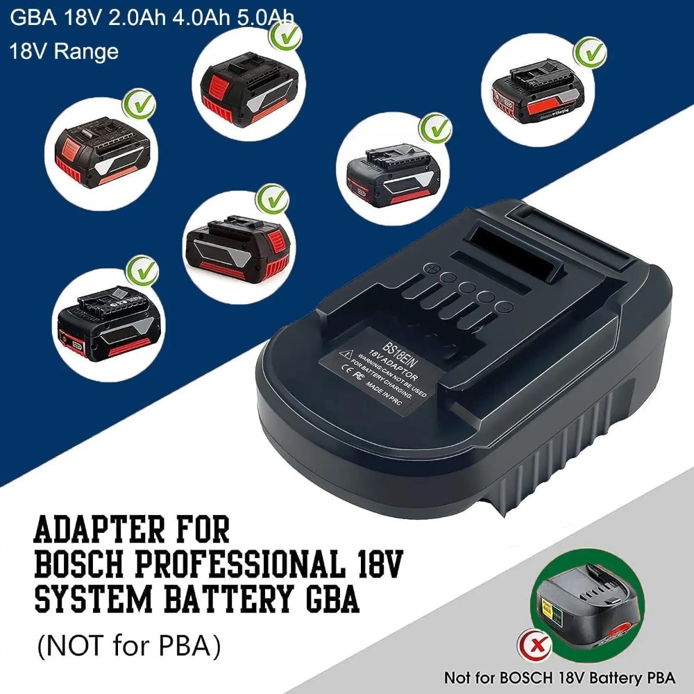 Power Tools Einhell - BS18EIN Battery Adapter for Bosch 18V