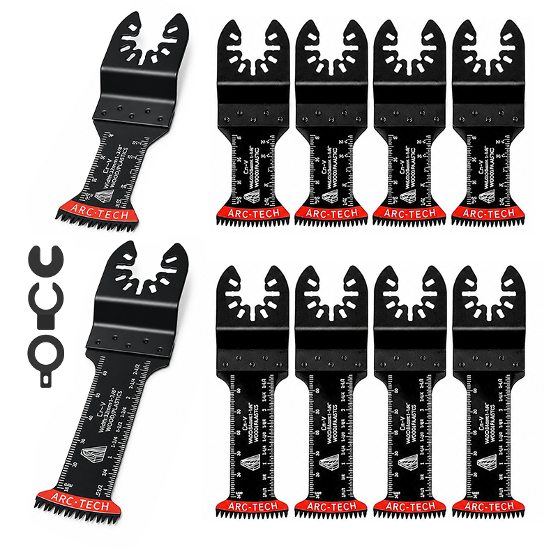 Oscillating Multi Tool - 10PCS Japanese Tooth Oscillating Saw Blades,