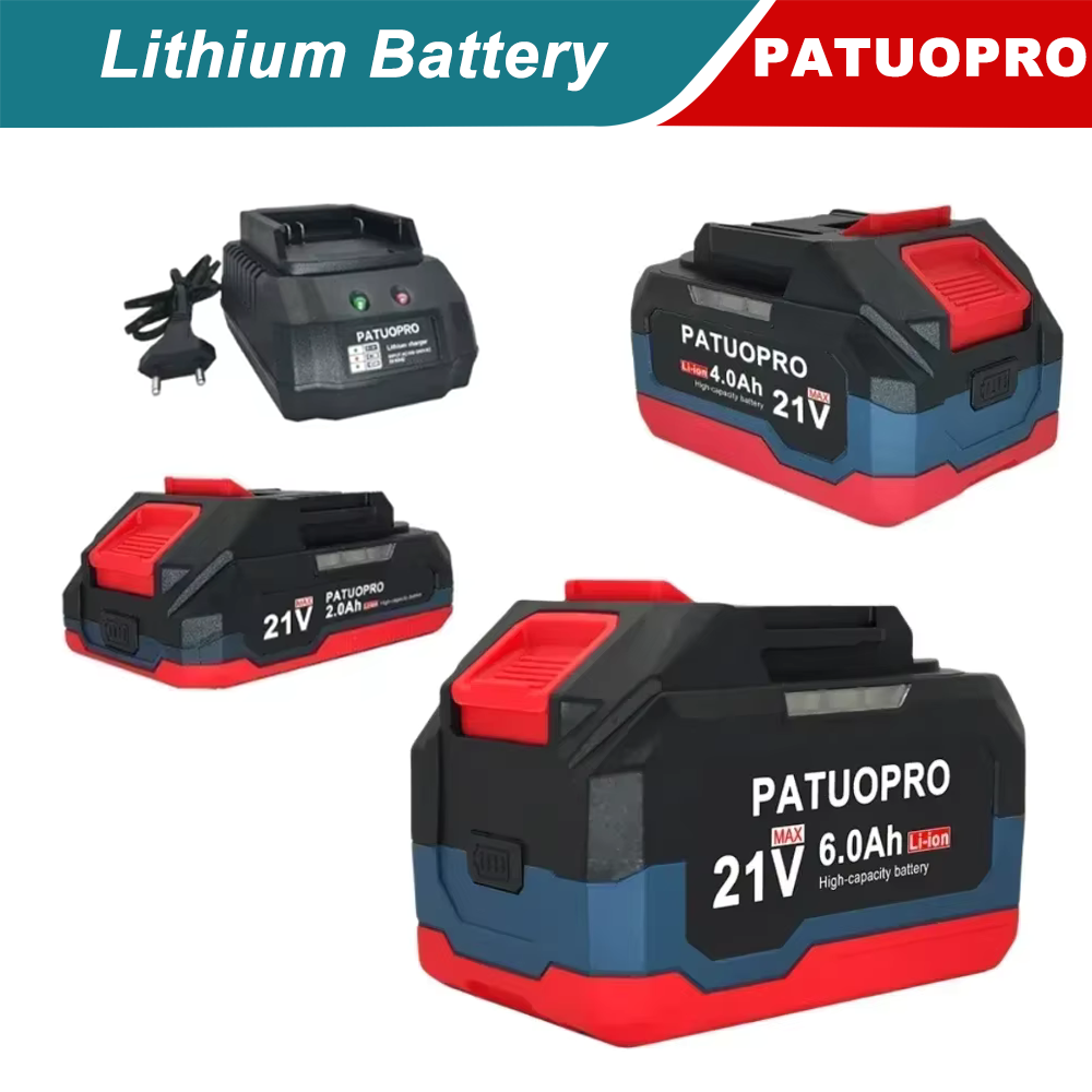 Power Tools Used - 18-21V 2.0Ah 4.0Ah 6.0Ah Rechargeable Lithium