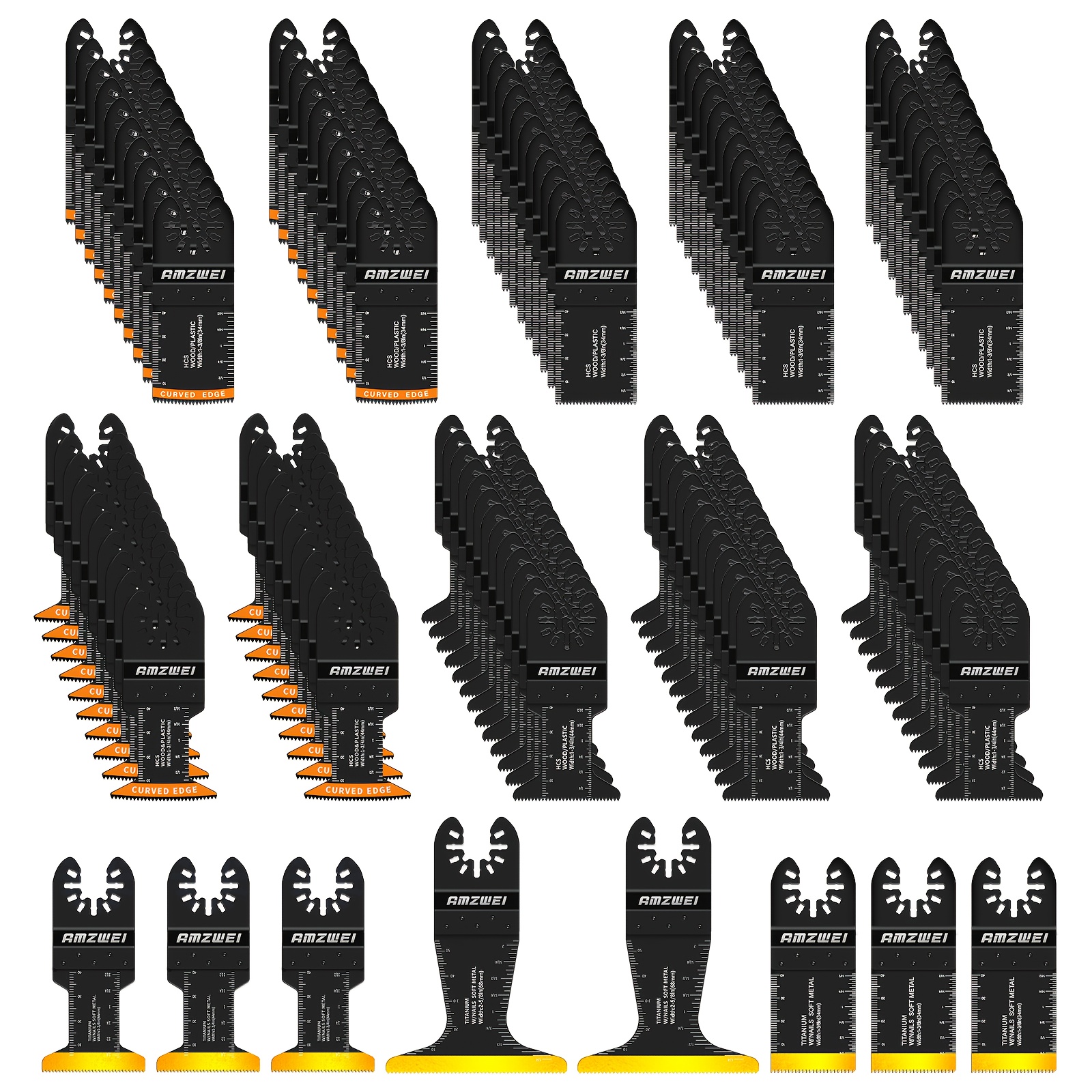 Oscillating Multi Tool - 118pcs Oscillating Tool Blades Metal Wood