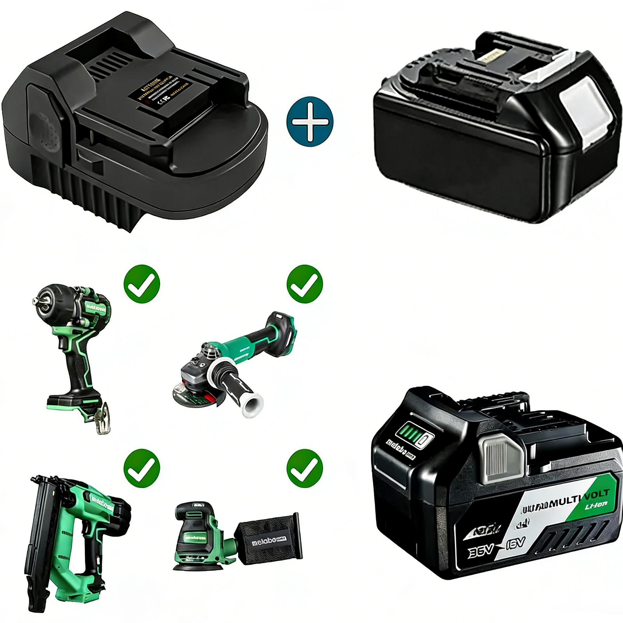 Converter for Makita to for Hi - Power Tools Hikoki review and price