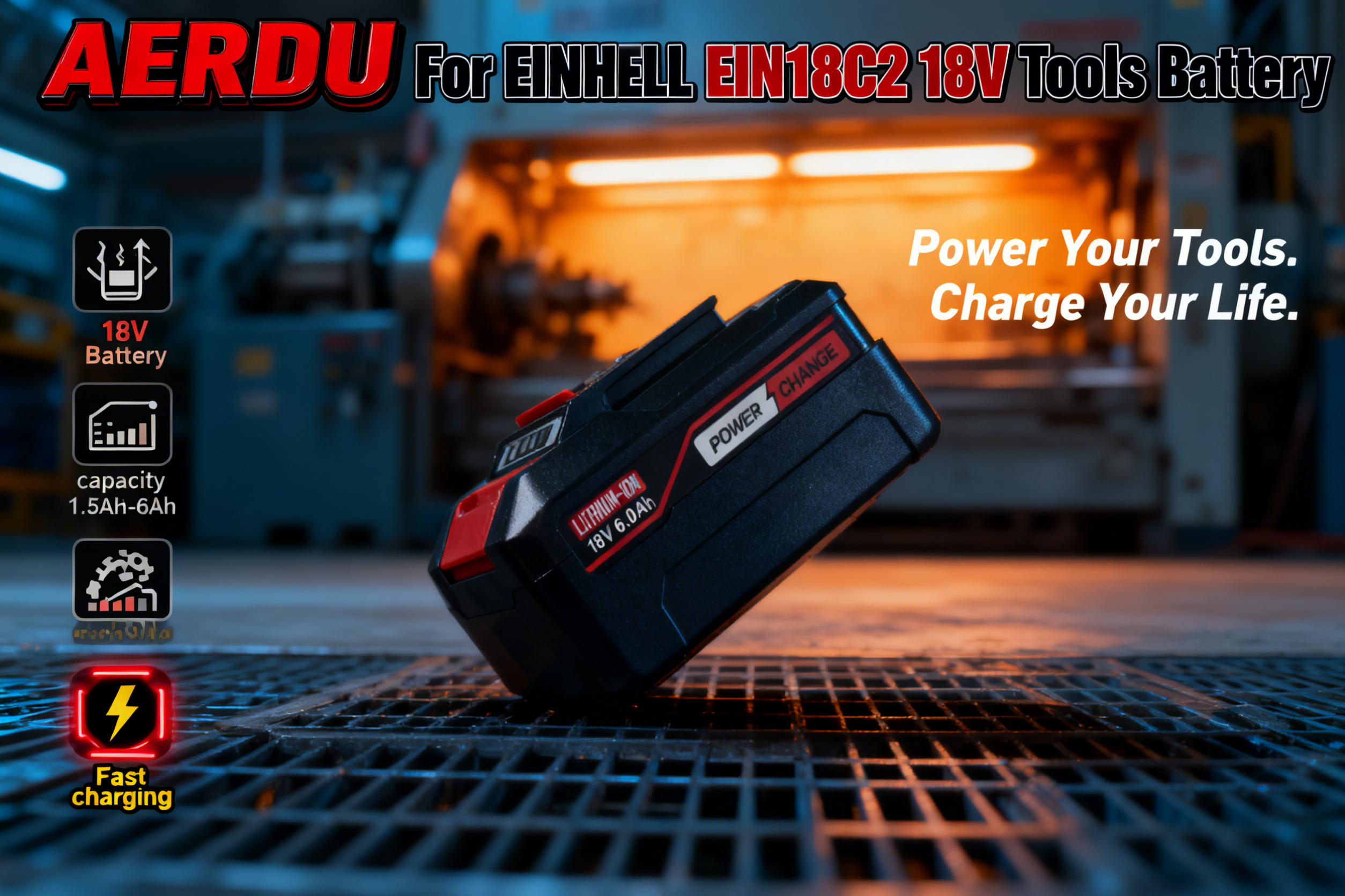 AERDU For EINHELL EIN18C2 18V  - Power Tools Einhell review and price