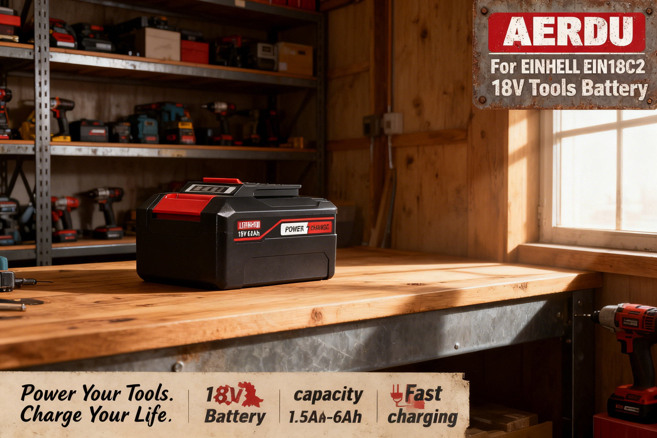 AERDU For EINHELL EIN18C2 18V  - Power Tools Einhell review and price