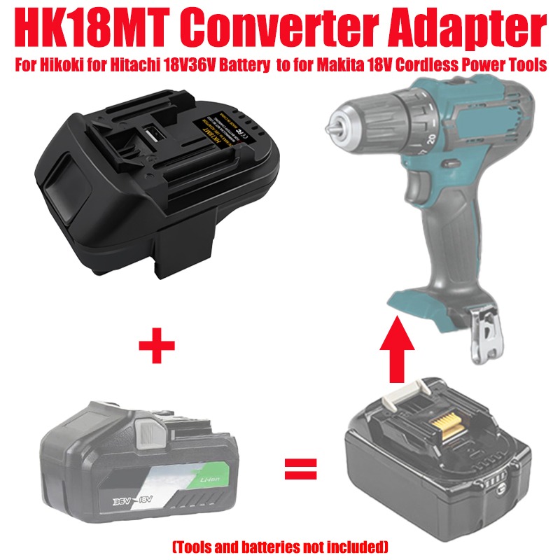ALASICKA Battery Adapter HK18M - Power Tools Hikoki review and price