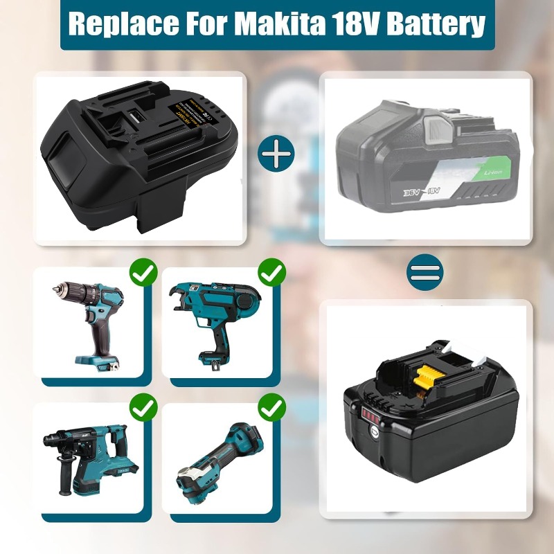 ALASICKA Battery Adapter HK18M - Power Tools Hikoki review and price