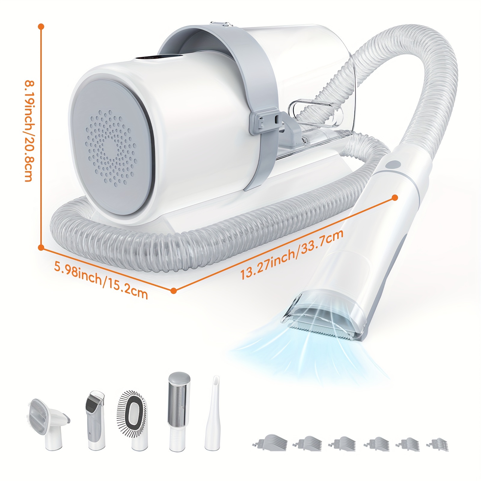 Pet Grooming Vacuum Kit 5 in 1 - Power Tools Cat review and price