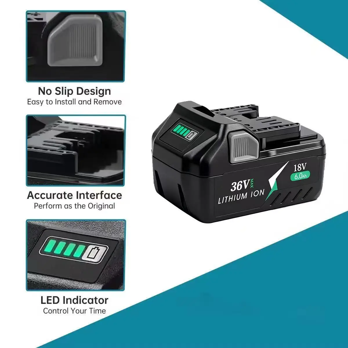 New 18V 36V 6.0Ah For HiKOKI H - Power Tools Hikoki review and price