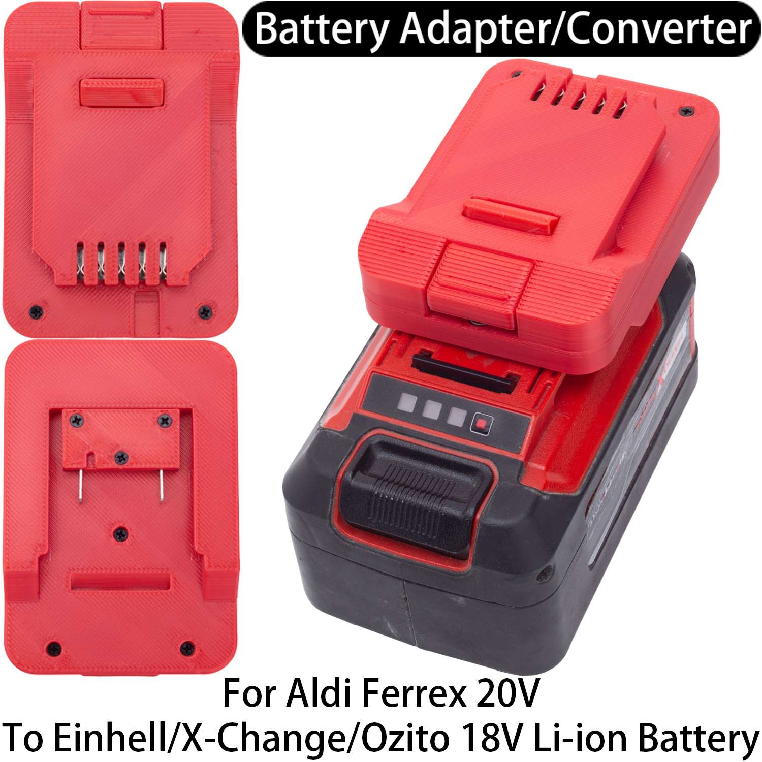 Battery Adapter For Aldi Ferre - Power Tools Einhell review and price