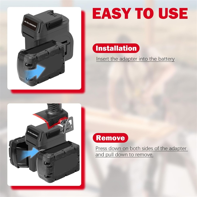 2 in 1 Battery Adapter for Mil - Power Tools Milwaukee review and price