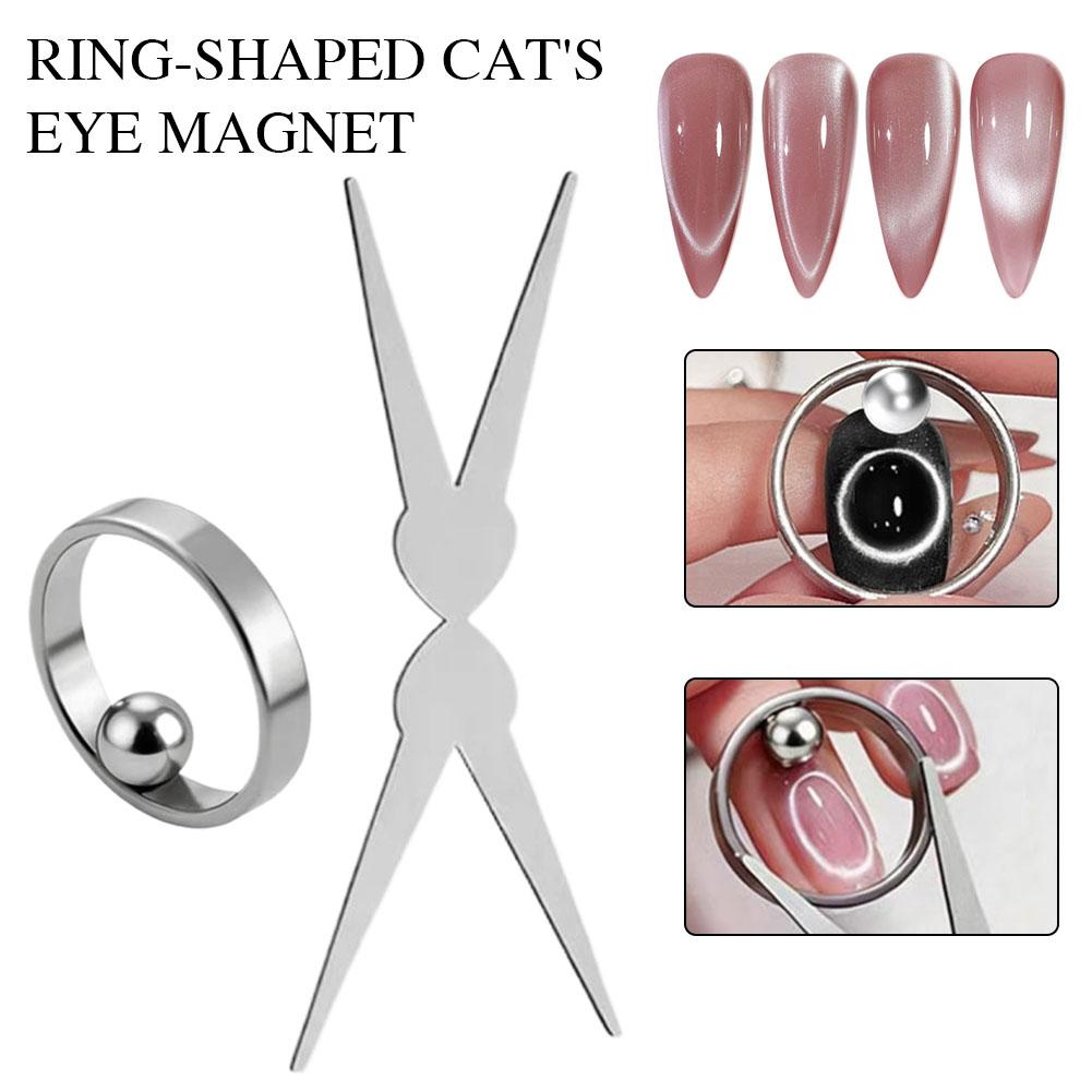Nail Art Hollow Cat Eye Round  - Power Tools Cat review and price