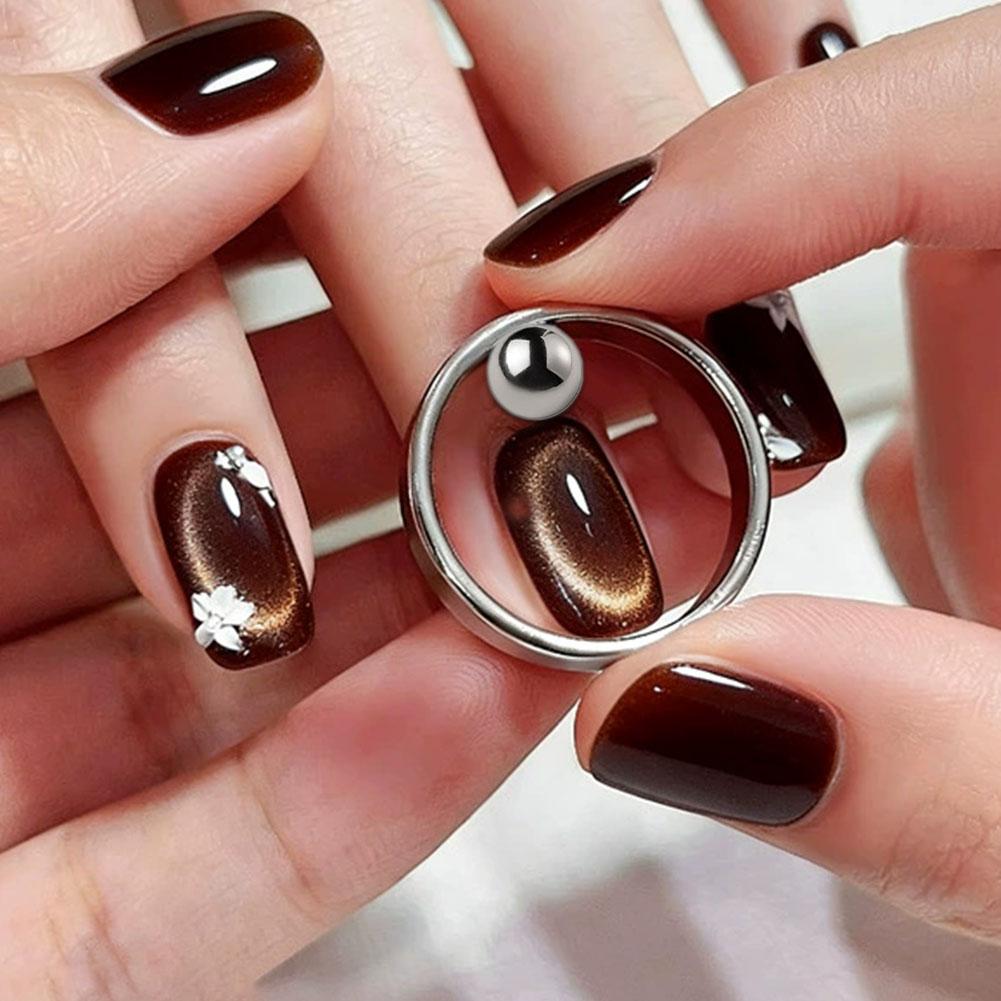 Nail Art Hollow Cat Eye Round  - Power Tools Cat review and price