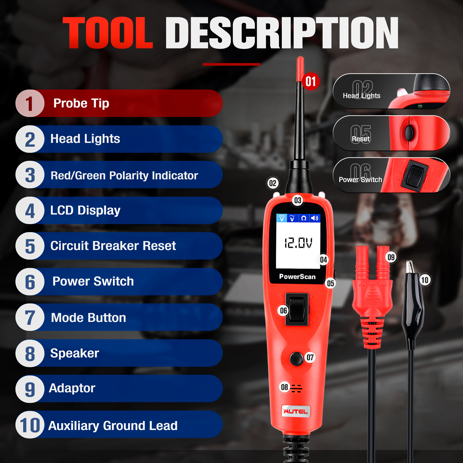 Autel PowerScan PS100 Car Elec - Power Tools In Automotive review and price