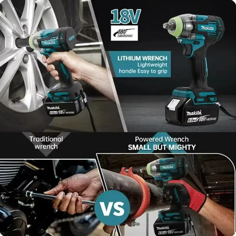 Makita  TW004G For 18V Battery - Cordless Drill Driver review and price