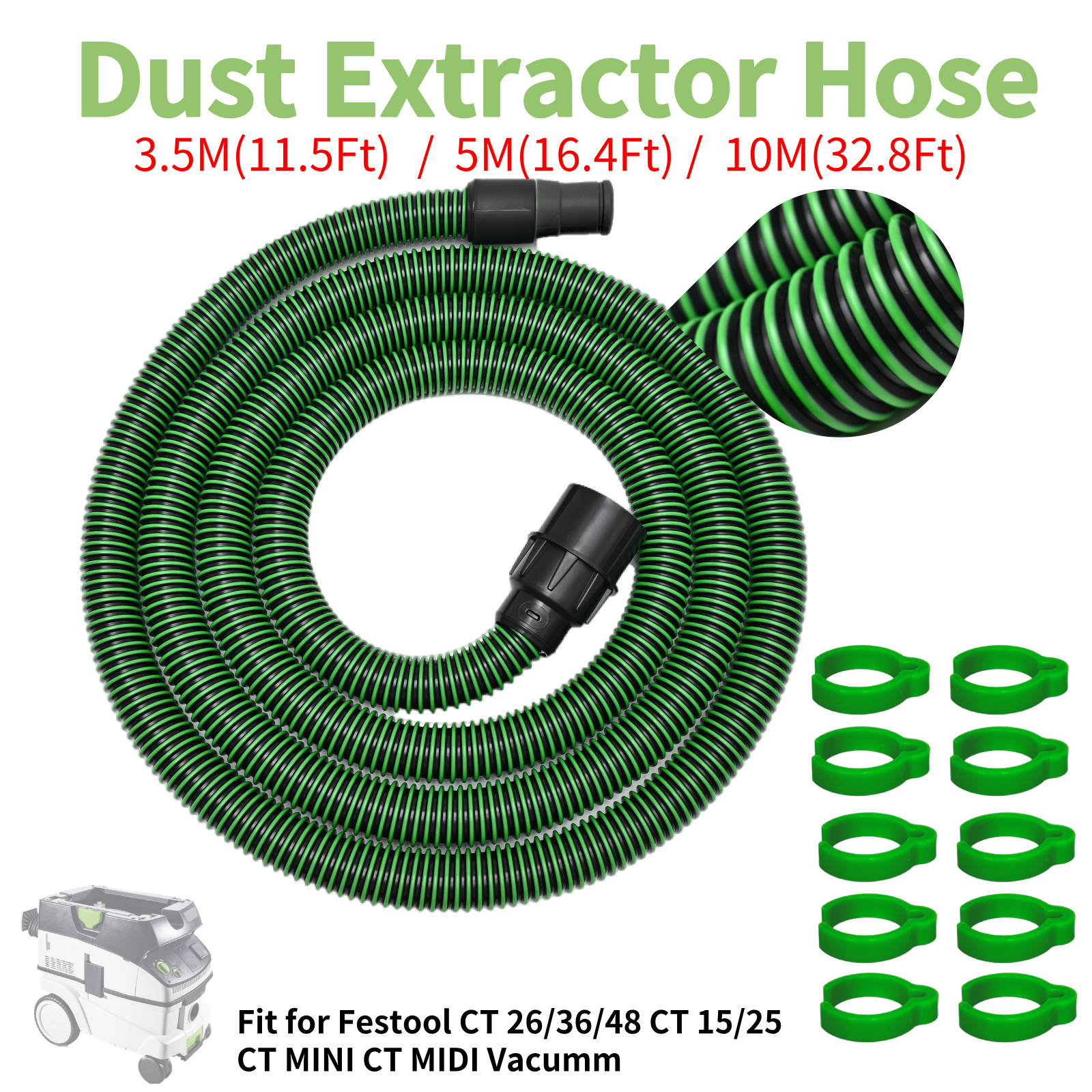 Dust Extractor Hose D27/32x3.5 - Power Tools Used review and price