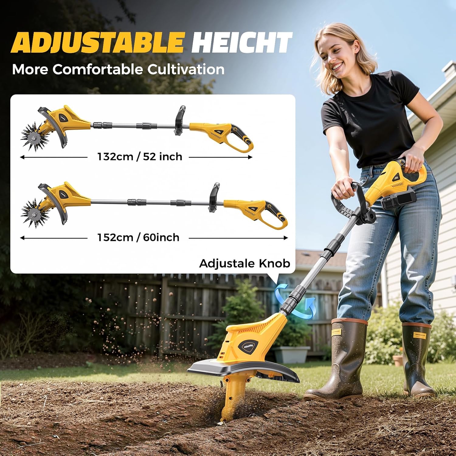 Cordless Tiller Cultivator Com - Power Tools Review review and price