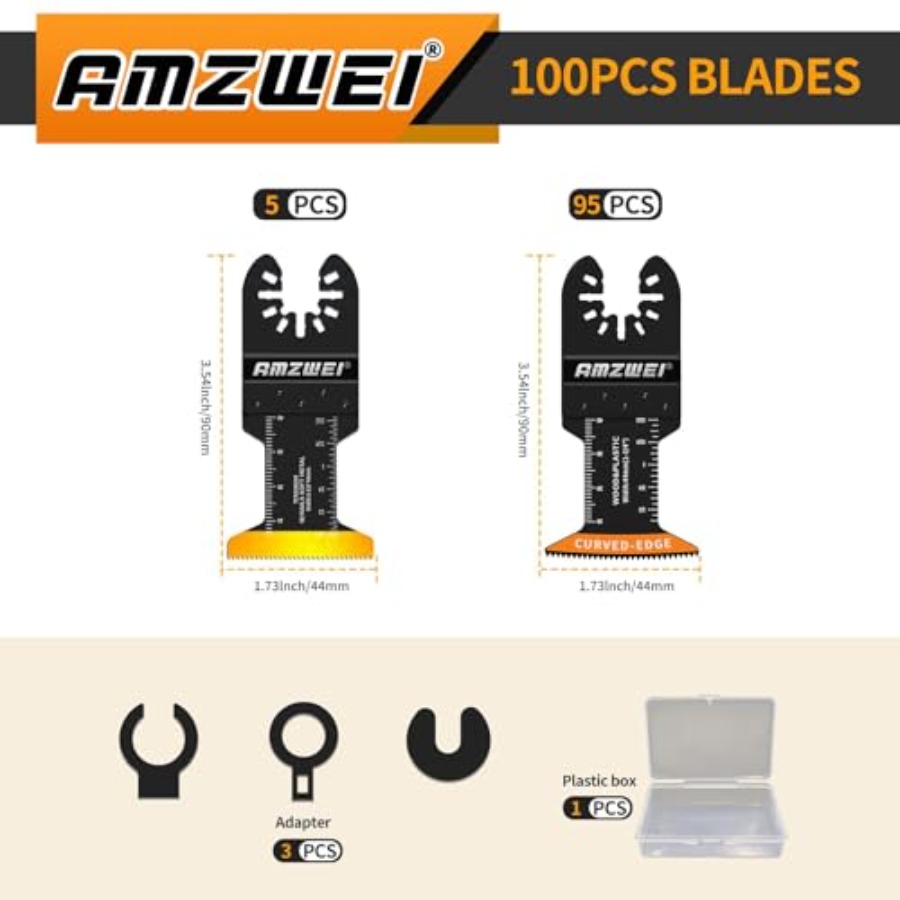 100PCS Oscillating Tool Blades - Oscillating Multi Tool review and price