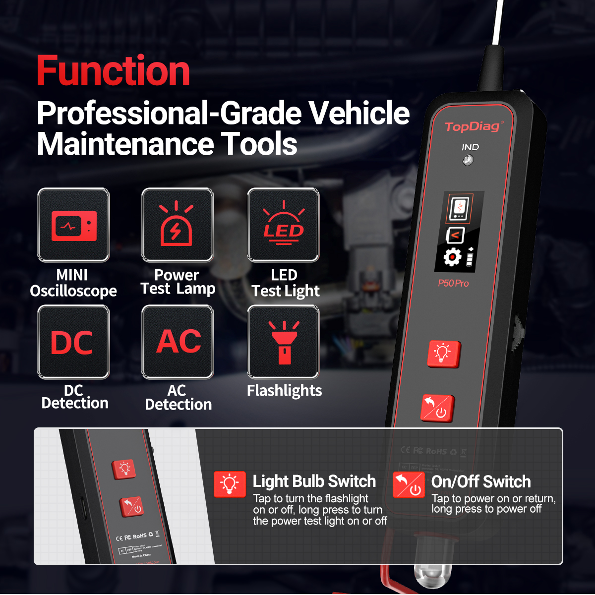 Topdiag P50 Pro Automotive Cir - Power Tools In Automotive review and price