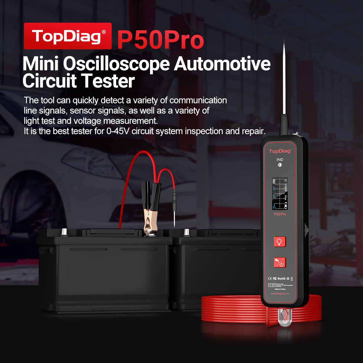 Topdiag P50 Pro Automotive Cir - Power Tools In Automotive review and price