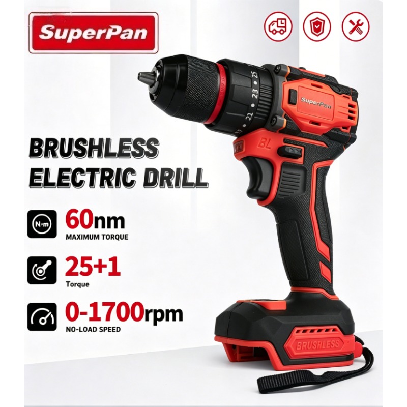 Superpan 60Nm Brushless Cordle - Cordless Drill Driver review and price