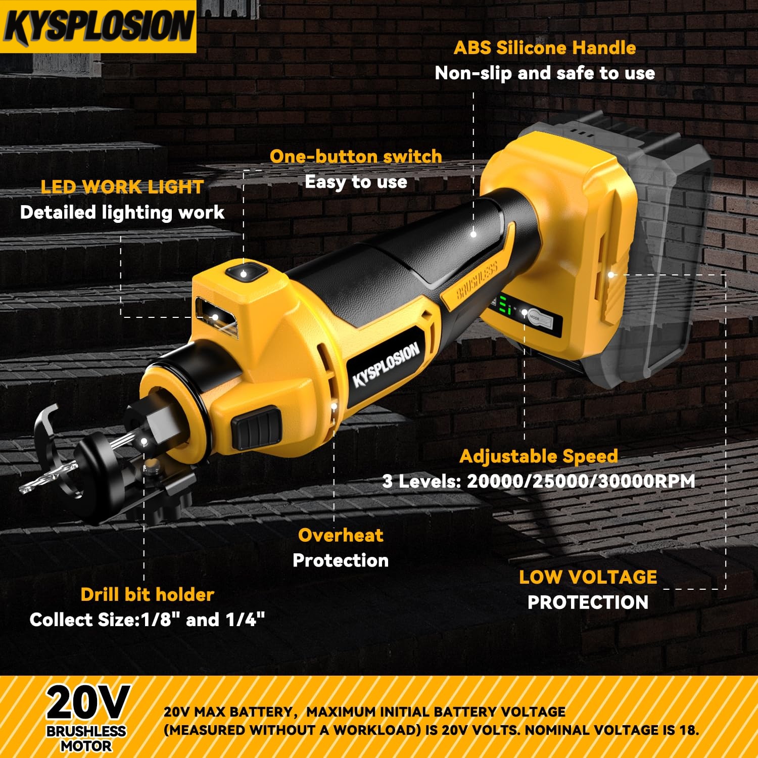 3 Gears Brushless Electric Dry - Power Tools Used review and price