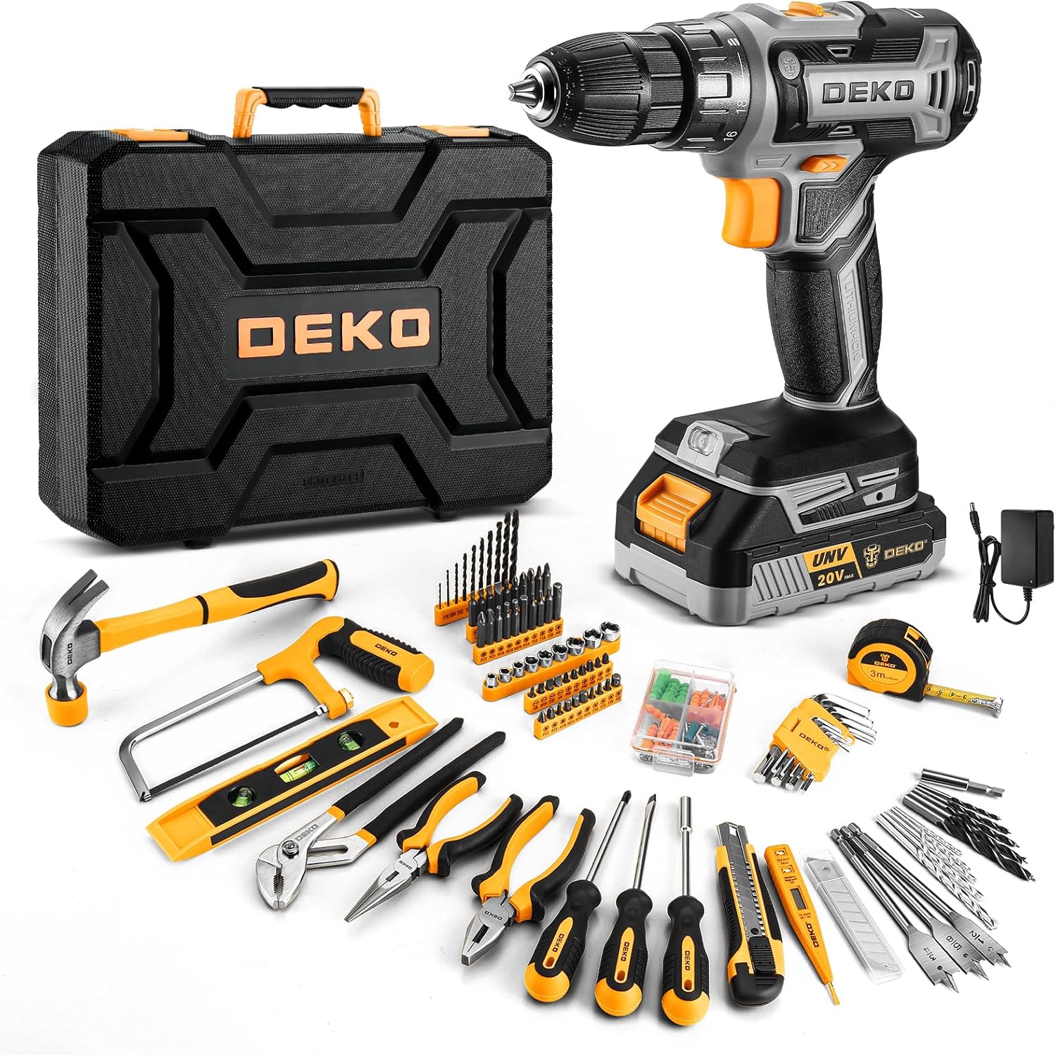 Cordless Drill Tool Kit Set: 2 - Cordless Drill Driver review and price