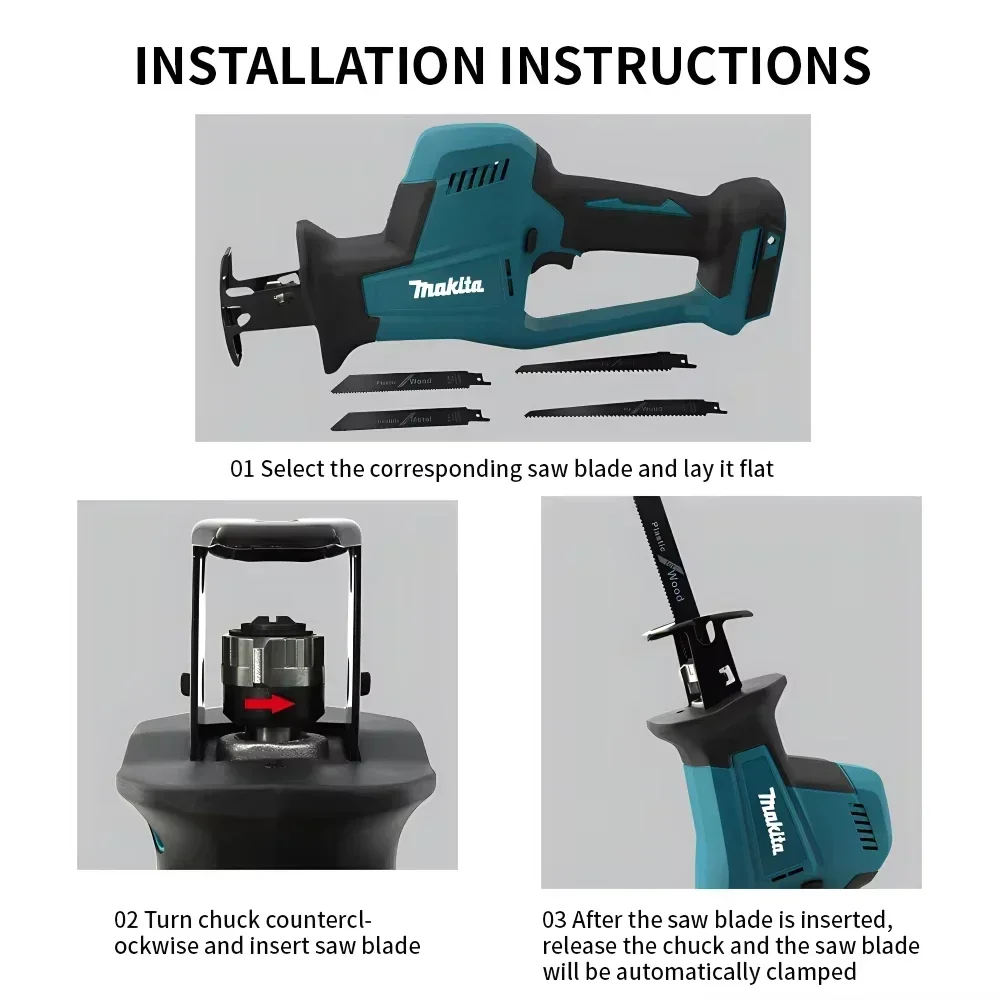 Makita DJR189 18V Cordless Ele - Power Tools Used review and price
