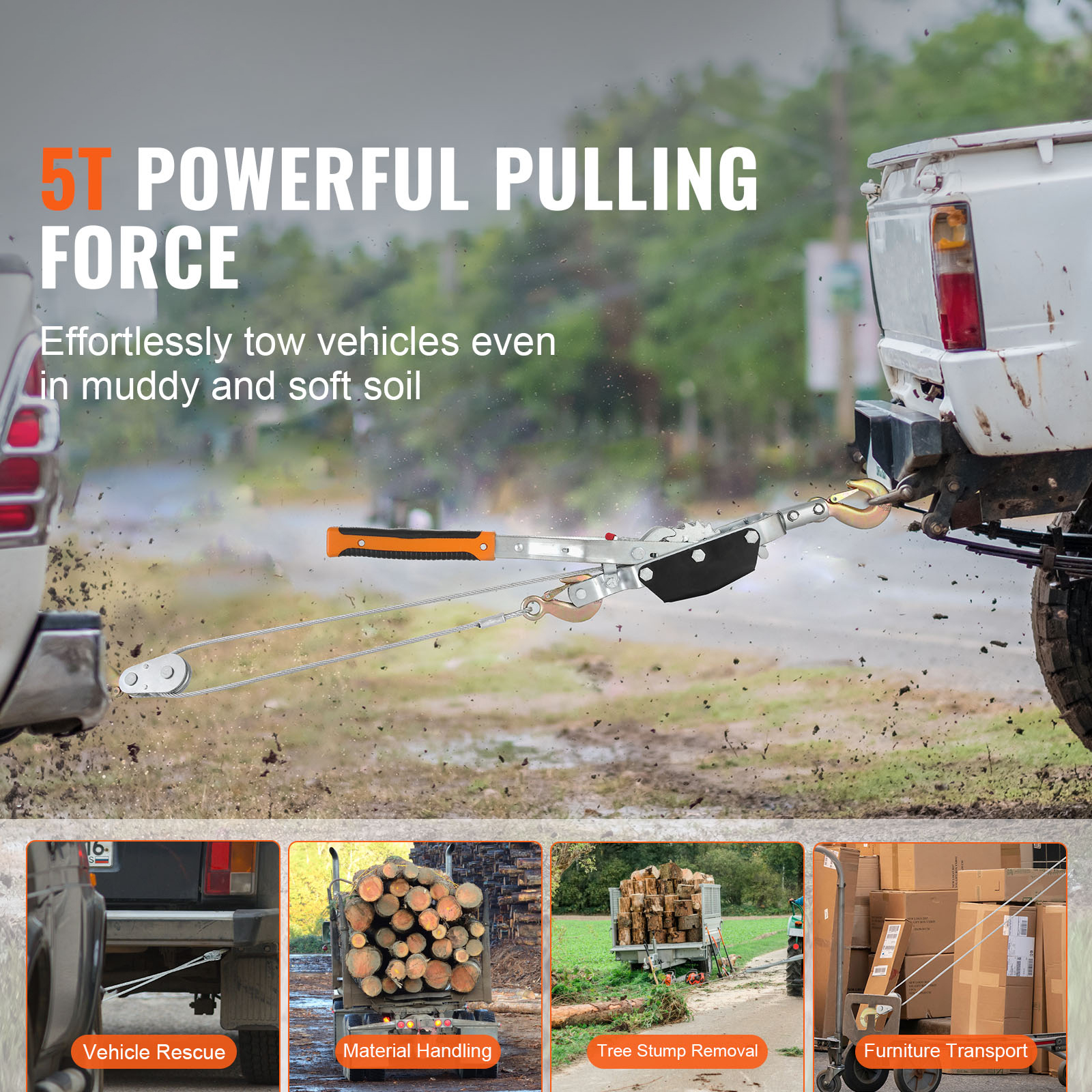SucceBuy 5T Come Along Winch R - Power Tools In Automotive review and price
