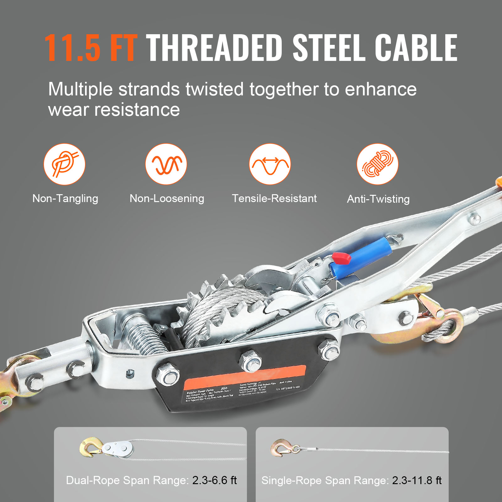 SucceBuy 5T Come Along Winch R - Power Tools In Automotive review and price