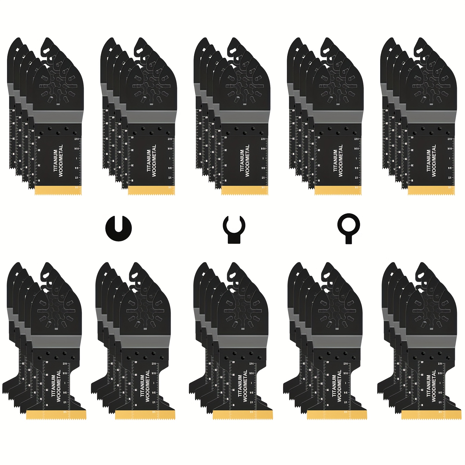 AIFICUT 50pcs Titanium Bi-meta - Oscillating Multi Tool review and price