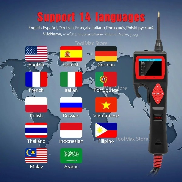 JDiag P200 12V 24V Power Probe - Power Tools In Automotive review and price