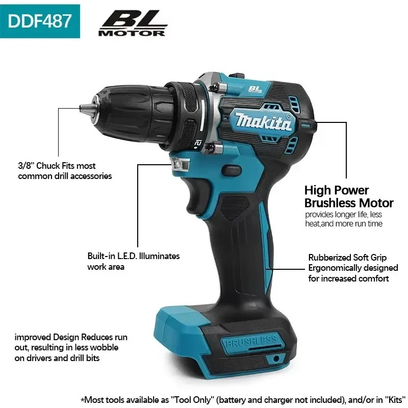 Makita DHP487 LXT Brushless Im - Cordless Drill Driver review and price