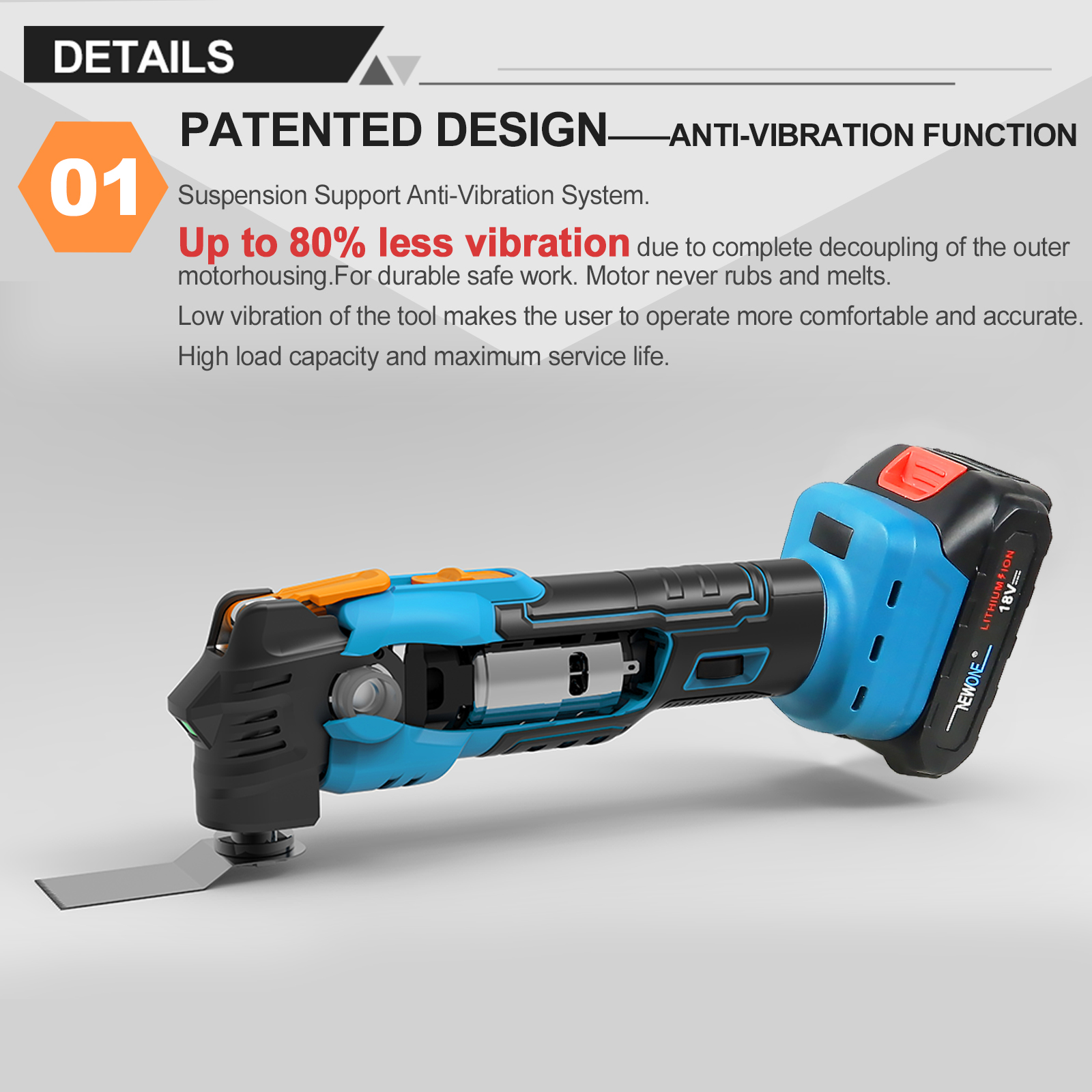 Newone Cordless Multifunction  - Oscillating Multi Tool review and price
