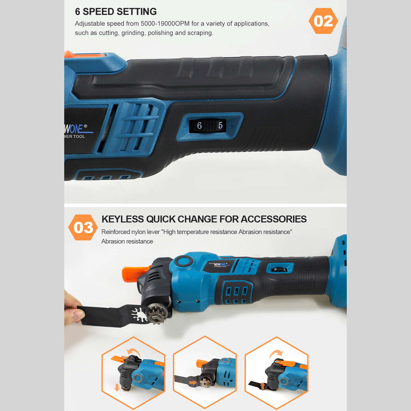 Newone Cordless Multifunction  - Oscillating Multi Tool review and price