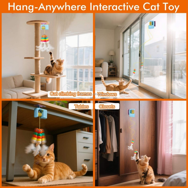 Electric Cat Toy with 2 Ropes  - Power Tools Cat review and price