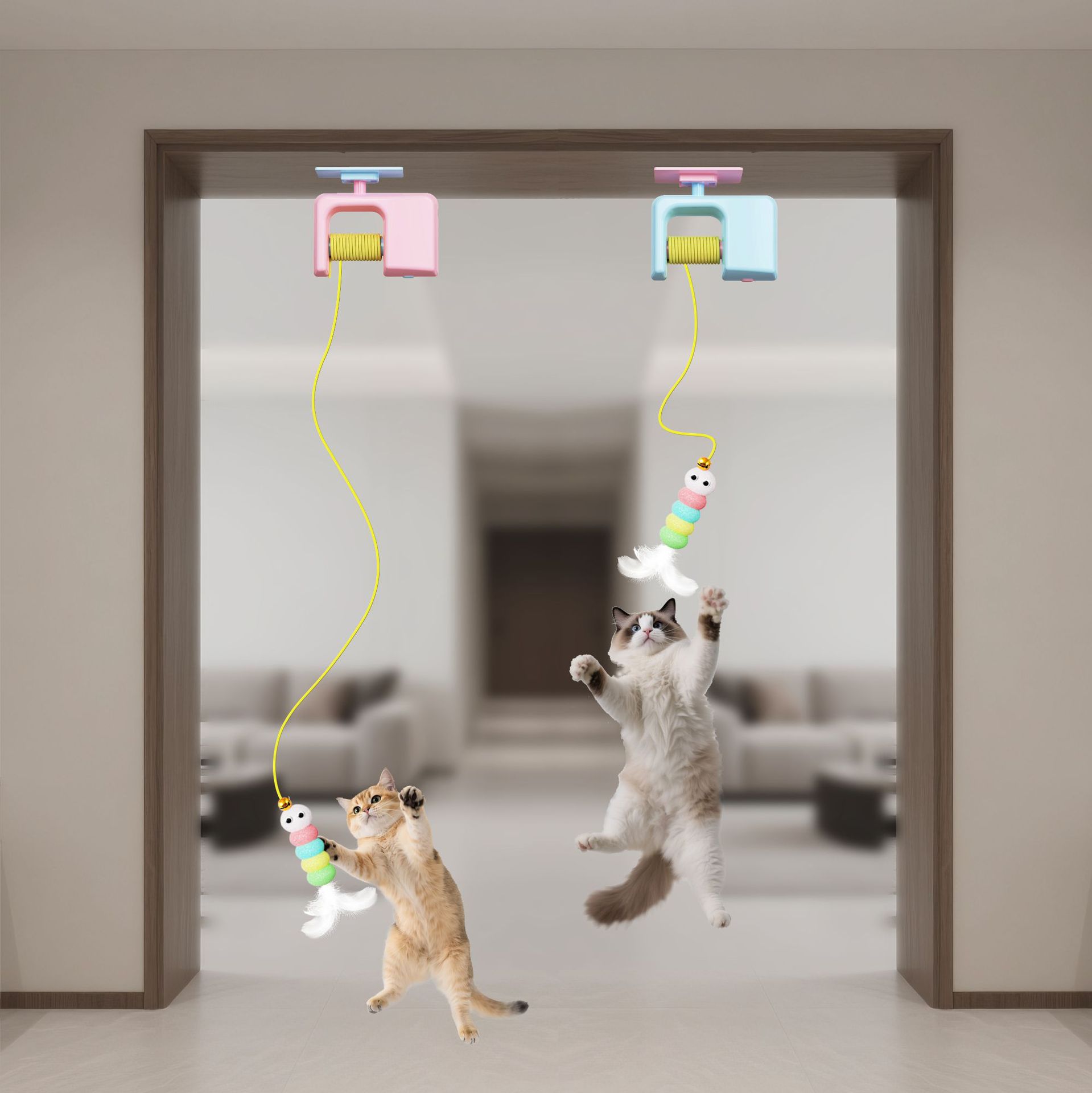 Electric Cat Toy with 2 Ropes  - Power Tools Cat review and price